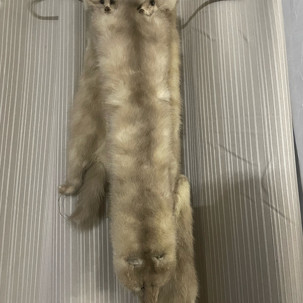 Vintage 3 mink stole